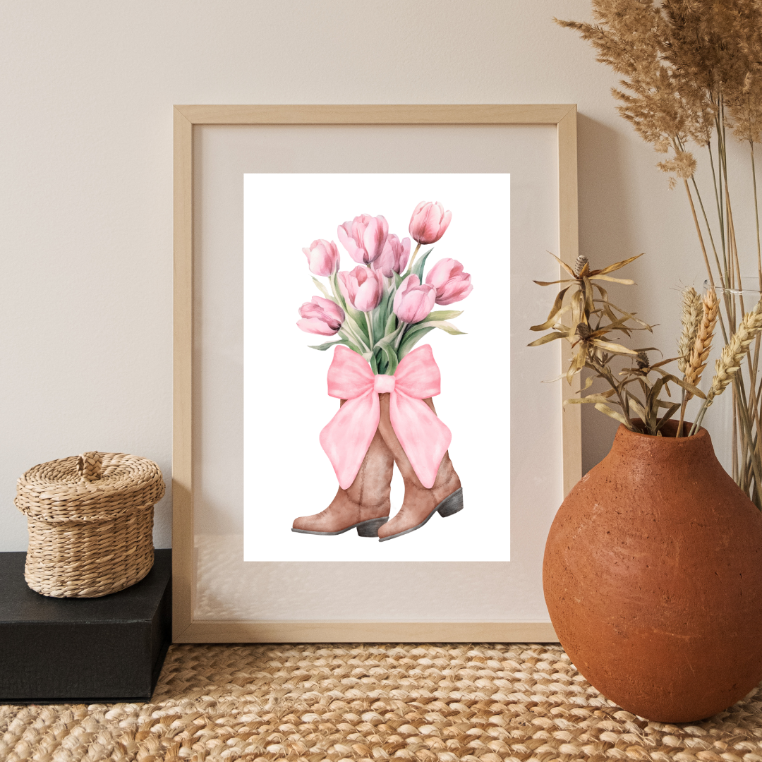 Coquette Tulpen, Laarzen en Strik