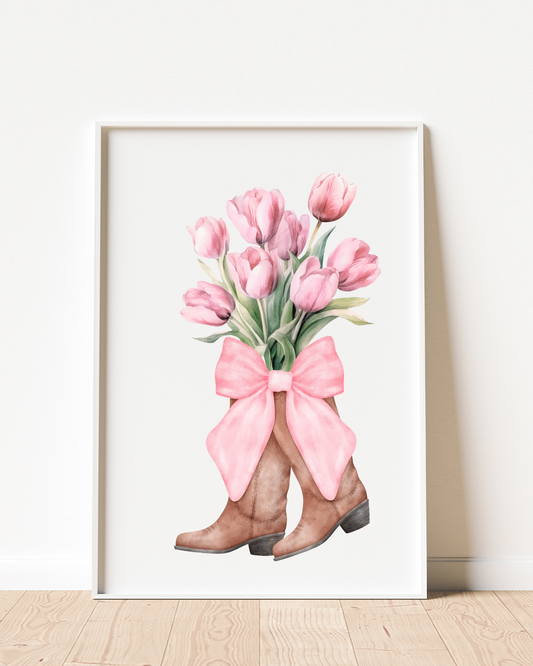 Coquette Tulpen, Laarzen en Strik
